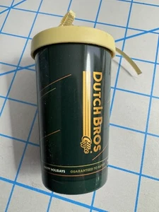 Dutch Bros 2019 Christmas Tree Ornament Holiday Cup Limited Edition New with Box - Picture 1 of 4