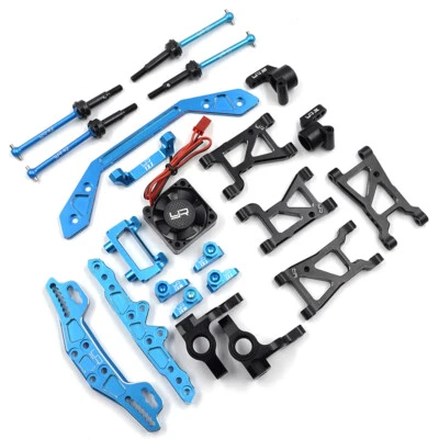 Yeah Racing Aluminum Essential Conversion Kit Blue & Black : Tamiya XV-01 - Image 1 of 4