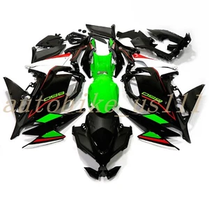 Green Black Injection ABS Fairing Kit For Kawasaki Ninja 650 2020 - 2023 EX650 - Picture 1 of 12