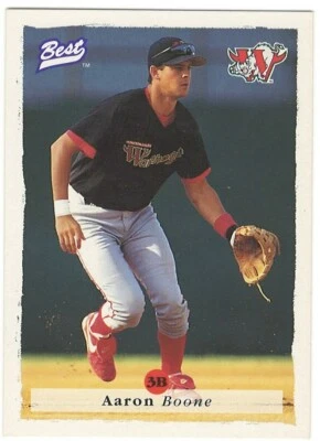 AARON BOONE RC 1995 Best Minor League Rookie #65 Cincinnati Reds - Image 1 of 2