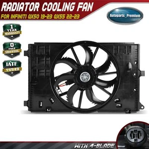 Radiator Cooling Fan Assy w/ Brushless Motor for INFINITI QX50 19-23 QX55 22-23 - Bild 1 von 8