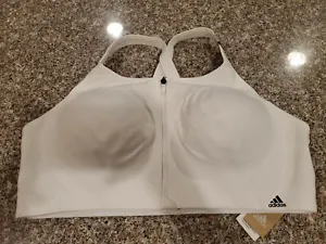NWT Women's Adidas Sports Adjustable Ultimate Bra High Support White 44C - Picture 1 of 7