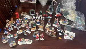 Vintage Weihnachten Lemax O’well Village People Zubehör Konvolut - Bild 1 von 8