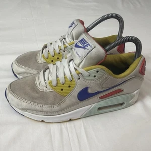 Nike Women’s Air Max 90 DA8726-100 Summit White Lapis Sneakers Size 7 Shoes - Picture 1 of 24