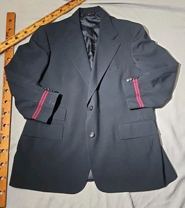 Vtg Ralph Lauren Blazer 48r Blue Red Trim TWA Flight Attendant Uniform Preppy - Picture 1 of 18