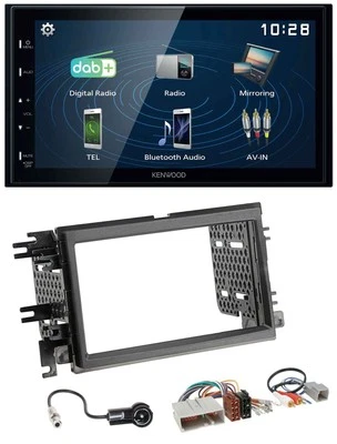 Kenwood 2DIN Bluetooth MP3 USB DAB Autoradio für Ford Mustang F 150 04-09 - Bild 1 von 4