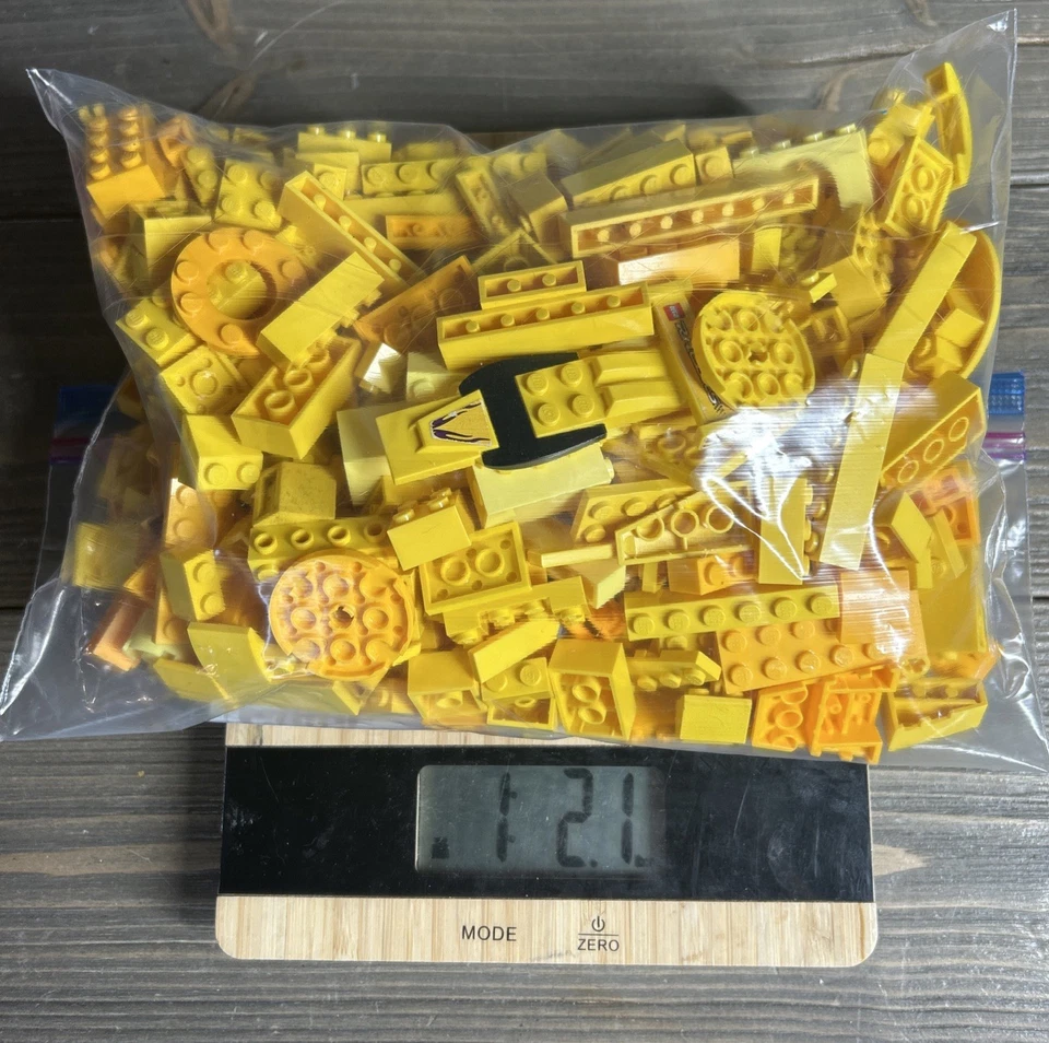 乐高套装 1 + 磅黄色零件板砖 Minecraft City 星球大战 — 第 1/1 张图片