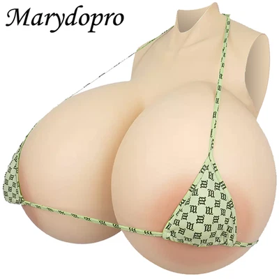 Silicone Breast Forms Fake Boobs Breastplates Huge Cup For Crossdresser XX Cup - Bild 1 von 4
