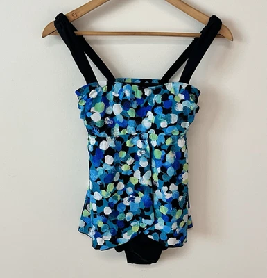 Maxine of Hollywood Women's Size 6 One Piece Dress Swimsuit Multicolor - Image 1 of 4