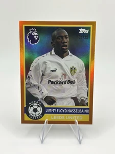 2025-26 Topps Premier League #400 Retro Jimmy Floyd Hasselbaink Orange Foil /25 - Picture 1 of 2
