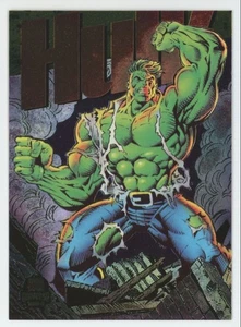 1994 Marvel Cards Universe Power Blast Hulk #5 C18 - Picture 1 of 2