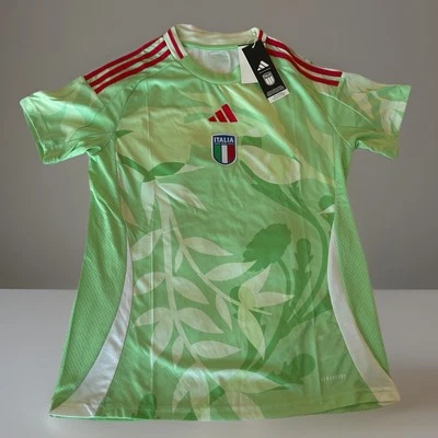 Camiseta Adidas Italia Mujer’s National Team 2025 Verde Visitante Mujer’s Mediana Nueva con Etiquetas  Foto 1 de 4