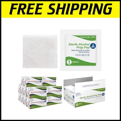 Almohadillas de preparación de alcohol no tejidas, estériles 70 % isopropílico - Paquete de conveniencia de 2000 unidades Foto 1 de 4