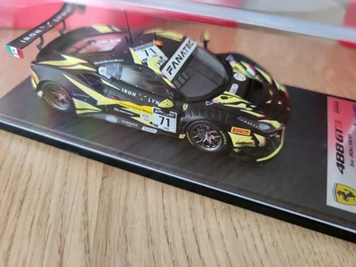 FERRARI 488 GT3 EVO 24h SPA 2021 n.71 Iron Lynx 1/43 Looksmart Models LSRC109 - Immagine 1 di 3