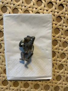 Erotika, Miniatur, Figur, Anhänger , Affe, Bronze, erotisch - Bild 1 von 7