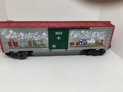 Lionel 6-29976 O Gauge 2012 Christmas Boxcar LN/Box See Description - Image 1 of 4