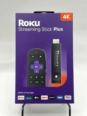 Roku Streaming Stick + Reproductor multimedia 4K HDR con control remoto por voz - Nuevo sellado Foto 1 de 4