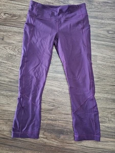 Lululemon Run Inspire Crop II R60416 Purple Size 6 - Picture 1 of 9