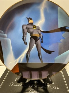 DC Comics Dark Knight Batman Animated Series LE Collector Plate  719/2500 Read - Picture 1 of 8