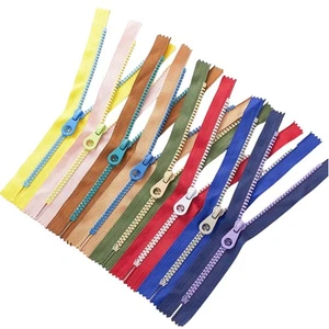 8 PCS 30cm 11.8in 5 Close-end Resin Plastic Zippers, 8 Colors, DIY Sewing Craft - Picture 1 of 6