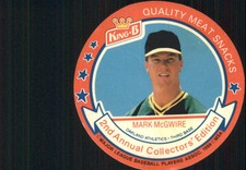 1989 King-B Discs #4 Mark McGwire