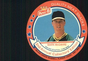 1989 King-B Discs #4 Mark McGwire