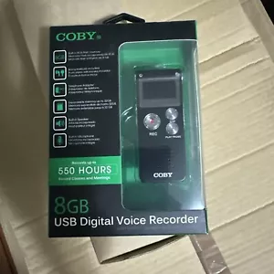 Newest Version Coby CVR-29 8 GB USB Digital Voice Recorder with Built-In-Mic - Picture 1 of 2