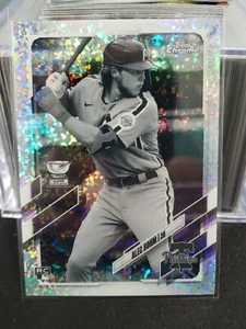 2021 Topps Chrome Lite Alec Bohm Black White Mini Diamond Rookie 119 SP - Imagen 1 de 2