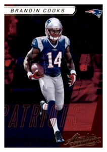 Absolute Brandin Cooks 2017 NFL PWE tarjeta base Patriots #96 - Imagen 1 de 2