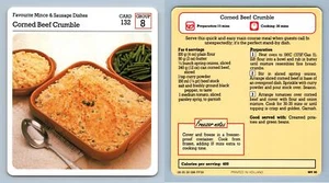 Corned Beef Crumble #132 - Mince - My Favourite Recipes Cardmark Card - Picture 1 of 1