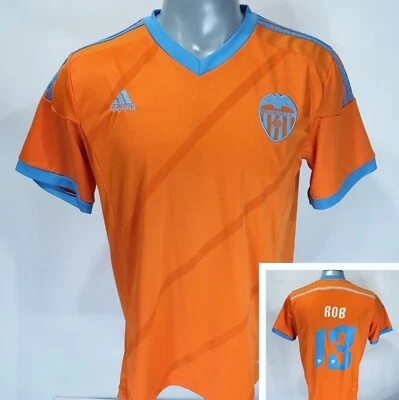 Adidas Climacool M Medium Valencia 2014/2015 Soccer Jersey Shirt Futbol Orange - Image 1 of 4