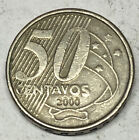 2000 50 brasilianische Centavos Münze - im Umlauf