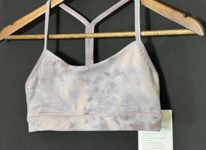 NWT Lululemon Watercolor bra athleisure yoga gym Racerback purple tie dye 2 - Picture 1 of 8