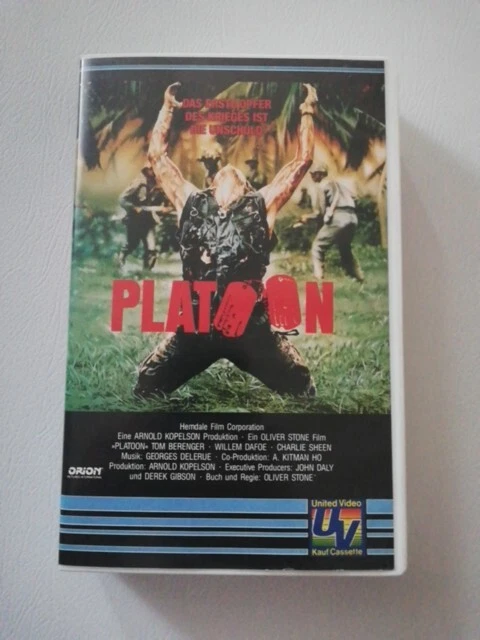 Platoon Das erst Opfer des Krieges ist die Unschuld VHS Klassiker - Bild 1 von 1