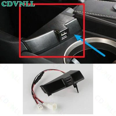 Para Lexus NX200t 300 300h 2015-2021 Reemplazar Consola Negra USB Cargador Coche Borde Foto 1 de 4