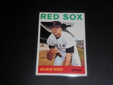 1964 Topps #267 WILBUR WOOD card !RED SOX!