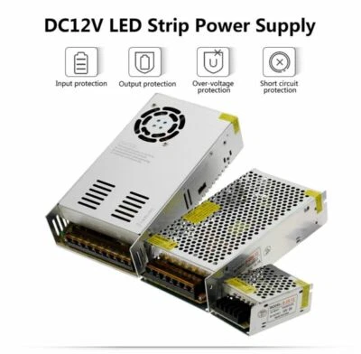 DC12V 1/2/5/8/10/15/16.7/20/25/30/33/40/50A Power Supply Transformers LED Driver - Image 1 of 4