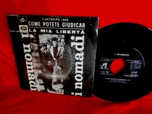 I NOMADI Come potete giudicar 45rpm 7' + PS 1966 ITALY BEAT PROG MINT- Perfetto - Imagen 1 de 1