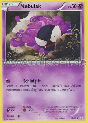 Pokemon 33/83 Nebulak - Generationen - Bild 1 von 3