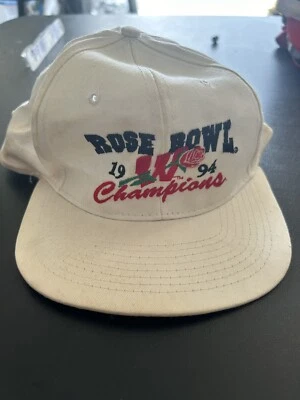 wisconsin badgers rose bowl 1994 hat. Used Condition. See Photos - Image 1 of 4