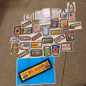 1973 Wacky Packages 5th Series Complete Stickers With Puzzle