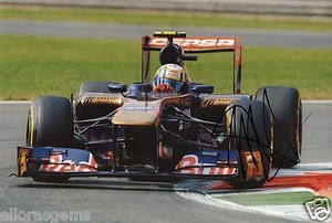 Formula One F1 Driver Jaime Alguersuari Red Bull Hand Signed Photo 12x8" E - Picture 1 of 1