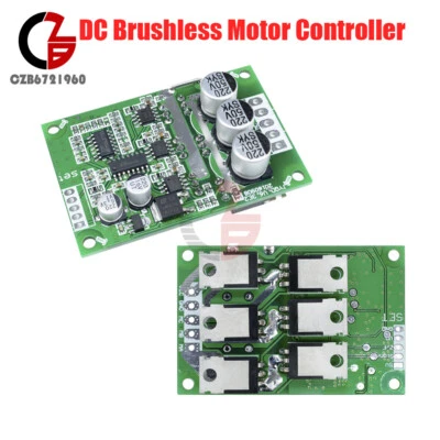 500W JYQD V6.3E1 DC Brushless Motor PWM Controller w/ Balanced Hall Board 12-36V - Image 1 of 4