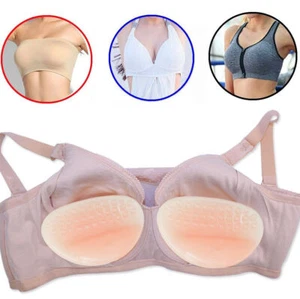 Invisible Silicone Gel Breast Enhancers Push up Bra Inserts Pads Chicken Fillets - Picture 1 of 9