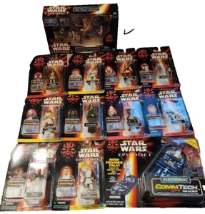 New Star Wars CommTech Reader and New Figure lot of 10, New Box Set Sealed! - Picture 1 of 6