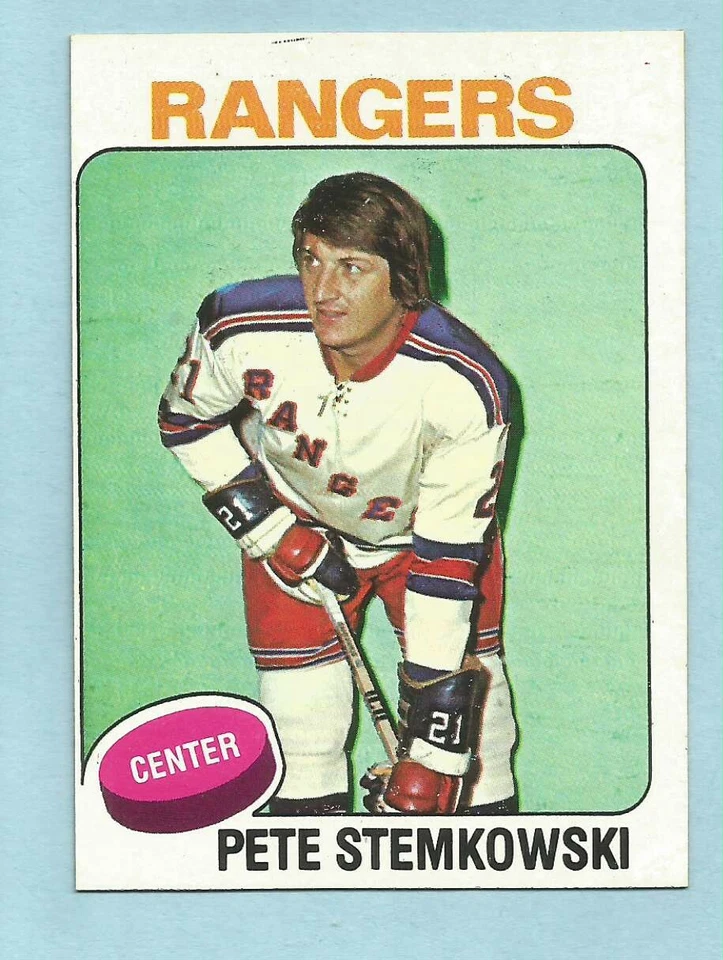 1975-76 Topps Hockey Pete Stemkowski #303 New York Rangers NM/MT - Image 1 of 1