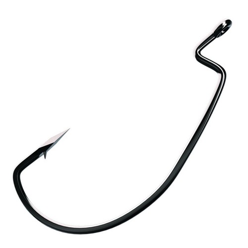 Trokar Magworm Hook - Platinum Black, Size 4-0 (Per 5 - Foto 8