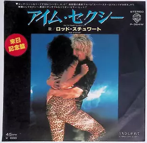 Rod Stewart Da Ya Think I'm Sexy?/Scarred and Scared 1978 Japan 7" - Picture 1 of 6