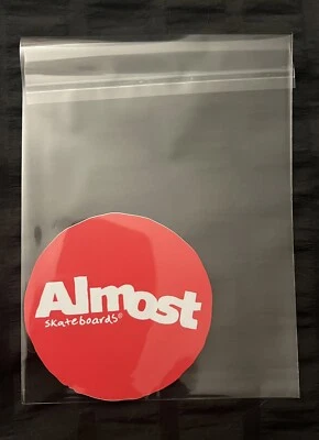 Almost Skateboards Sticker ( Circle ) Skateboarding Decal - Image 1 of 4