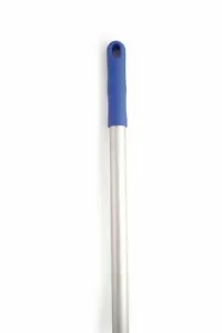 Lebensmittelhygiene farbcodierte Aluminiumbürste Besen Wischmoppstiel Metall Schraubverschluss blau - Bild 1 von 6